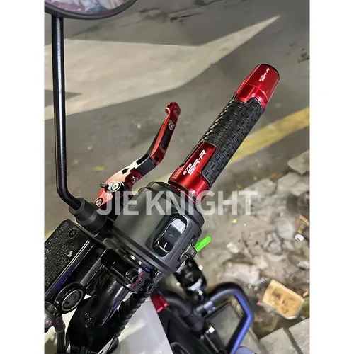 Imagen 2 del producto Ajuste para 675SR 675SRR 675 SR 675SR-R 2024 2025 manillar empuñaduras extremos manija palancas de embrague de freno motocicleta para 675SR