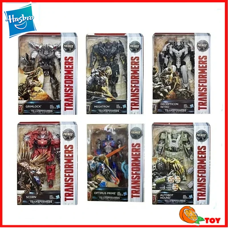 In stock Hasbro  Transformers The Last Knight Voyager Class Optimus Prime Megatron Hound Grimlock Action Figure Robot