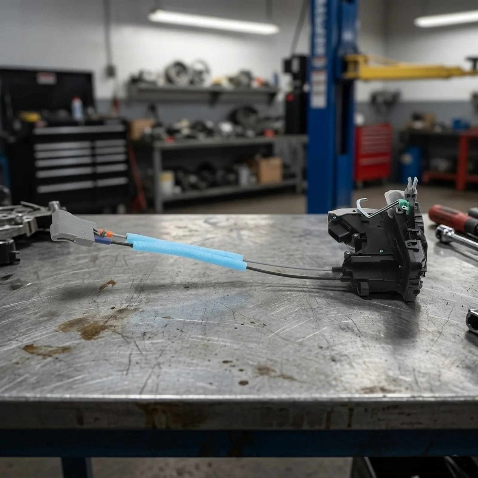 for OEM 81310J9000 Door Lock Actuator Metal And Plastic Build Direct Replacement Part Reliable Locking Performance