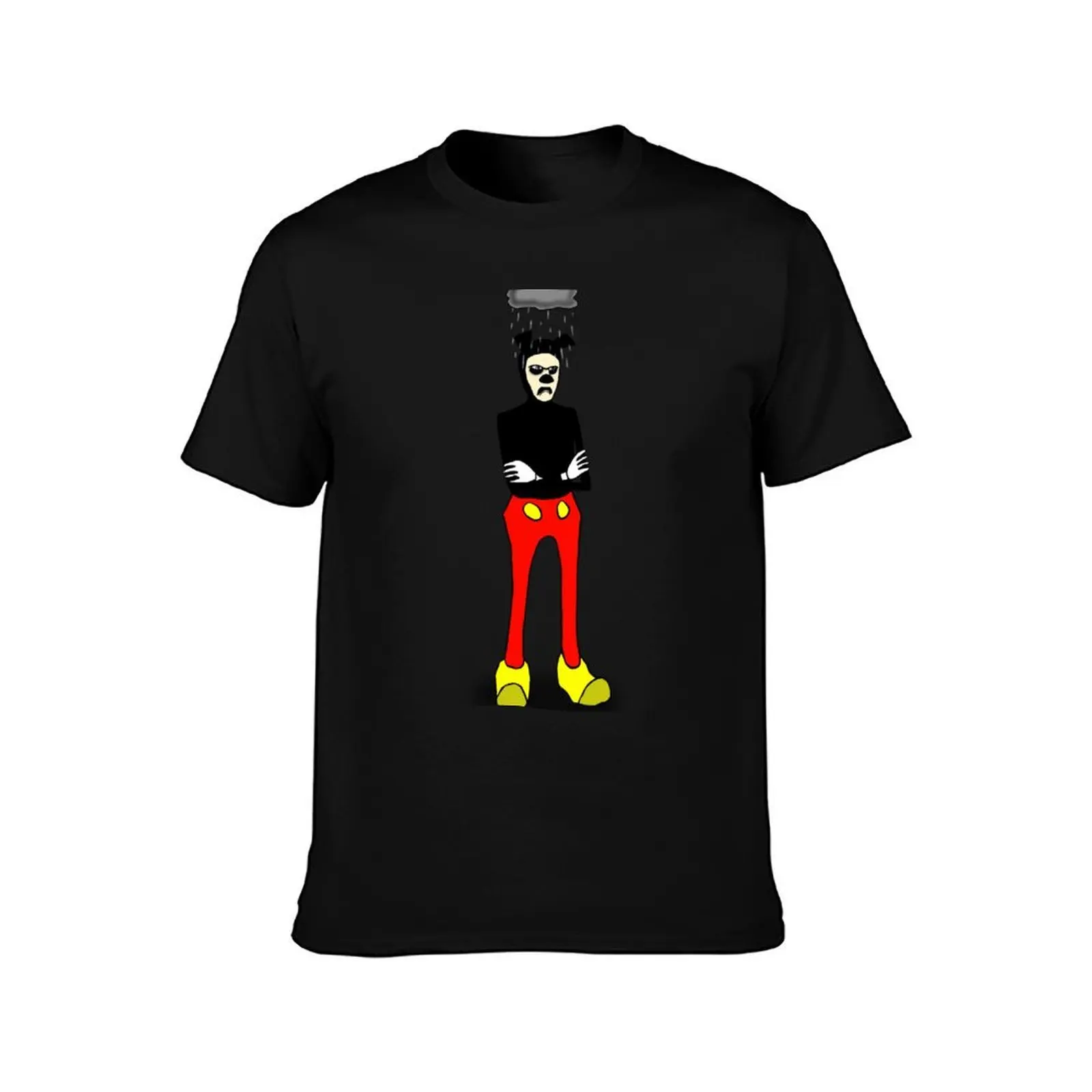 Jerma Rumble - Miserable Mikey T-Shirt, Summer Casual Cotton Tee, Oversized Streetwear Tops, Vintage Graphic Print, 100% Cotton
