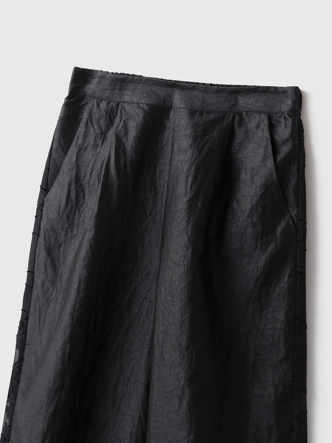 シルクワイドレッグパンツ レディース ストレートカット ルーズフィット ロングパンツ ヘビーウェイト 本物のシルク 祥雲生地 カジュアルパンツ