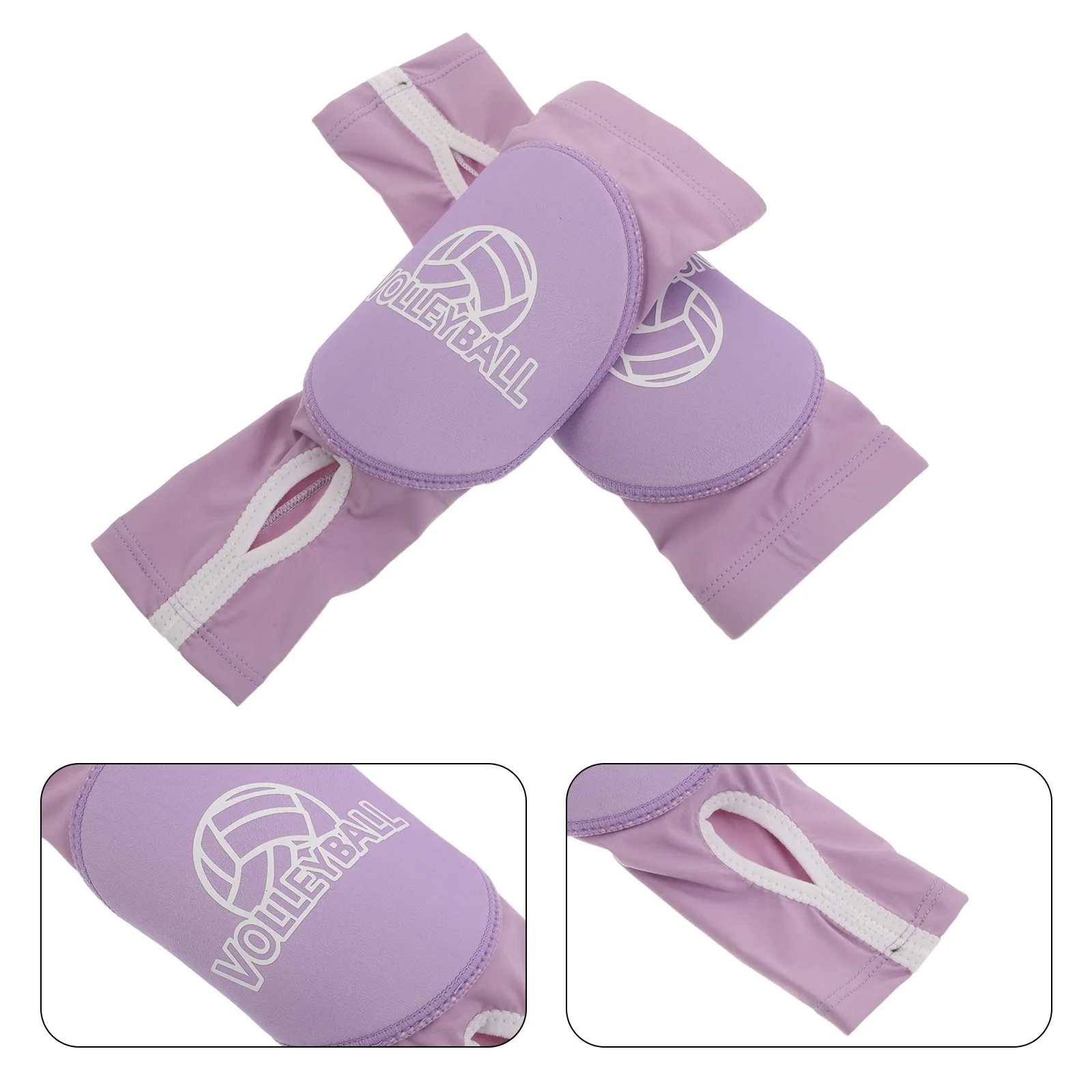 Volleyball Arm Guards 2 Pack Forearm Sleeves with Thumb Holes for Kids Youth Women Men Protective Support