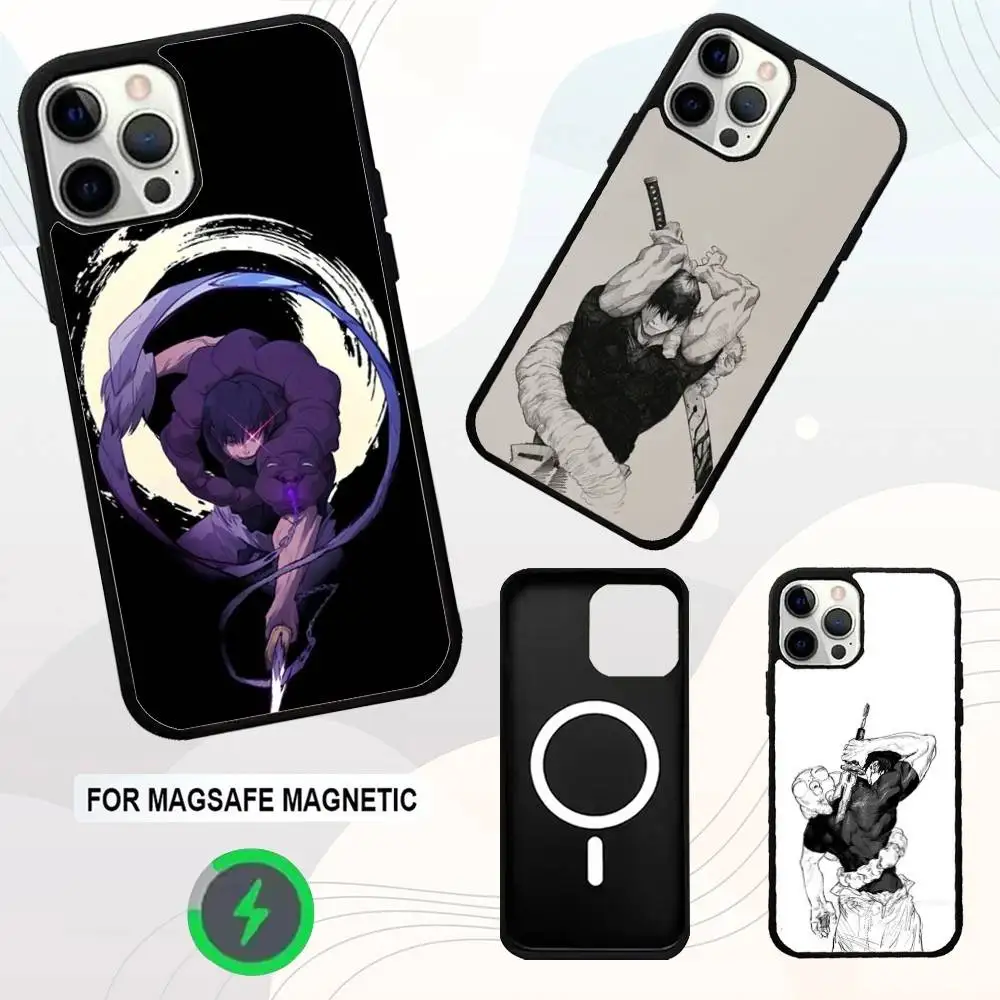

Toji Fushiguro J-Jujutsu Phone Case For iPhone 16e,16,15,14,13,12,11,Plus,Pro,Max,Mini Magsafe Magnetic Wireless Charging