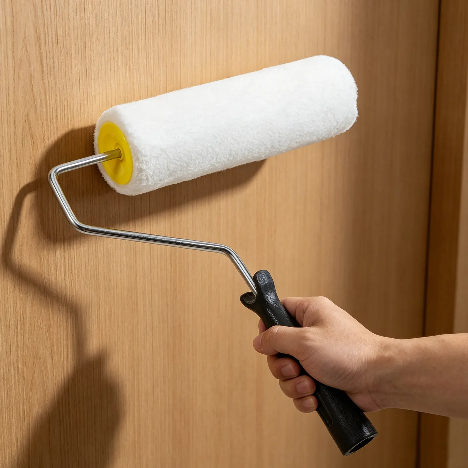 1Set Latex Paint Roller High Density Fiber Detachable Head Roller Brush Wall Painting Supplies Home Interior Renovation Room