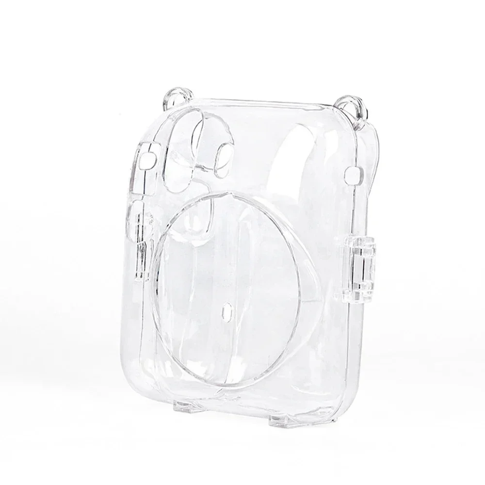 

Camera Cover For Fujifilm Instax Mini 12 Transparent Protective Carrying Bag Cover With Storage Bags Cases With Shoulder Strap