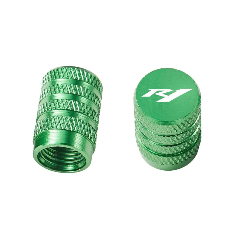 2Pcs new Motorcycle CNC Aluminum Tire Valve Air Port Stem Cover Caps For Yamaha YZFR1 YZF R1 YZF-R1 2015-2025 Accessories