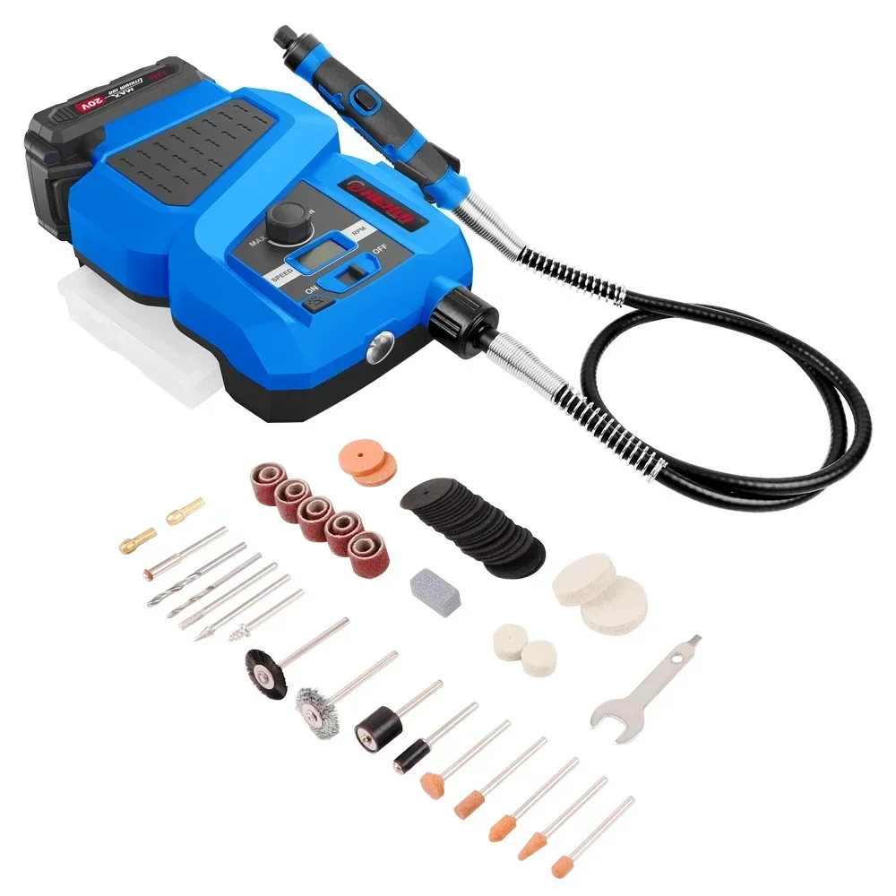 20V Mini Drill Rotary Tool With Grinding Accessories Set Multifunction Mini Engraving Pen