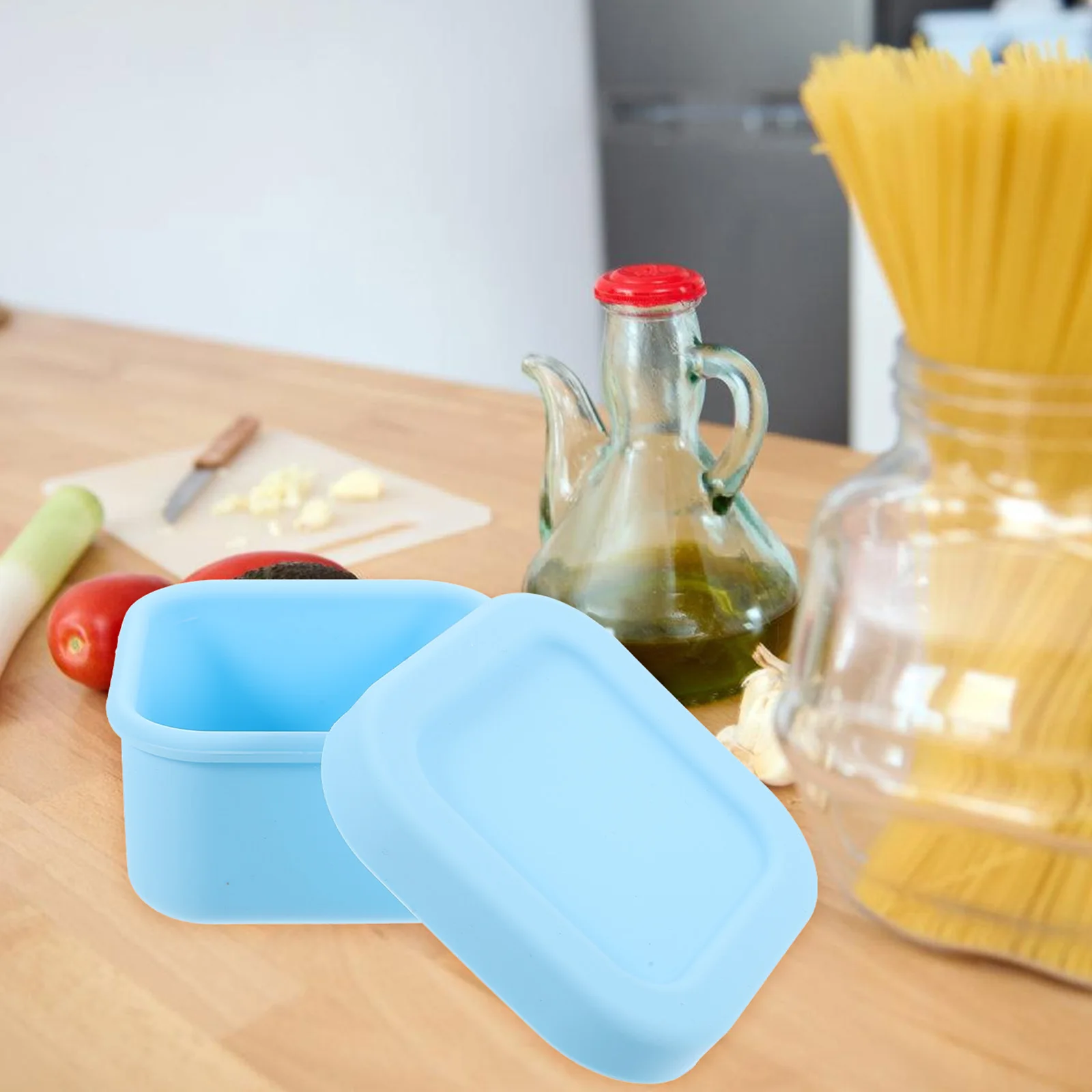 

Силиконовая коробка для еды, контейнер для бенто, многофункциональная коробка для еды, портативные контейнеры для хранения, термостойкие аксессуары для обеда, многоразовые