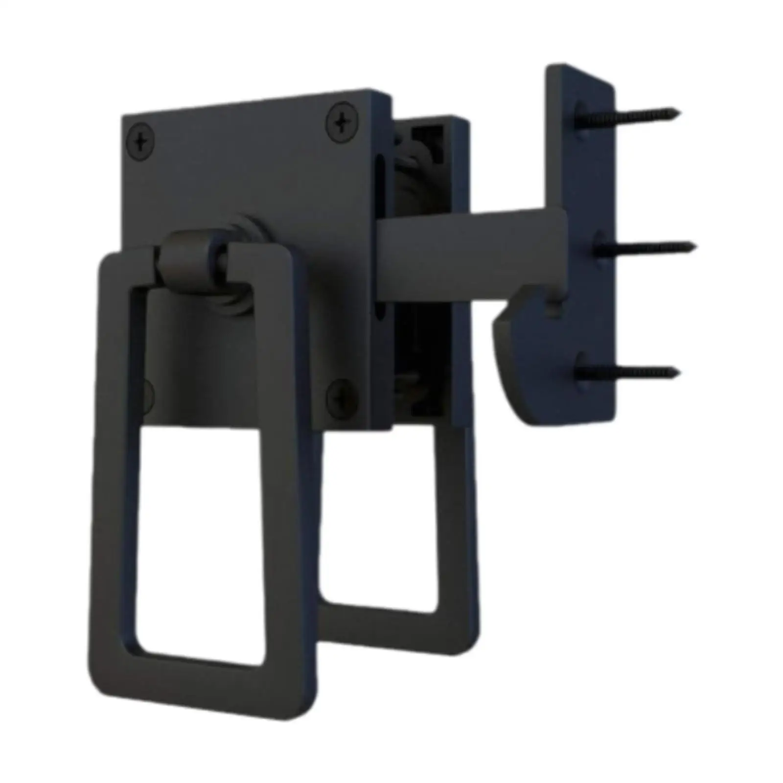 Double Sided Gate Latch Heavy Duty Gate Latch High Performance Sturdy Self Locking Gate Latch for Tool Sheds Outdoor Fence