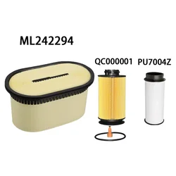 Filter Sets Air Filter ME422880 Fuel Filter PU7004Z Oil Fulter QC000001 For Mitsubishi Canter/Fuso 3.5T / 7.5T 4P10 2010