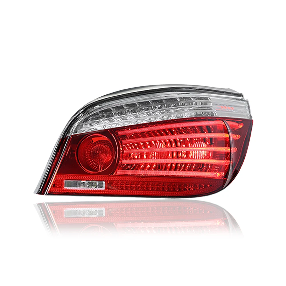 LED Tail Light Assembly For BMW 5 Series E60 2003-2007 New Style Sequential Turn Signal Brake Light Plug & Play Rear Tail Lamp
