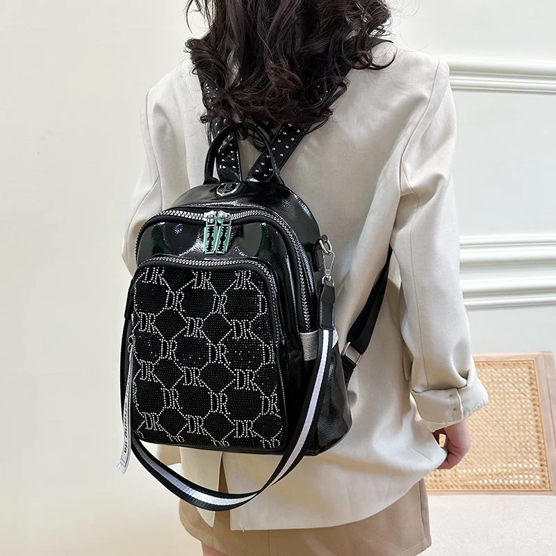 Large Capacity Women Backpack Purses High Quality Leather Female Vintage Bag School Bags Travel Bagpack Ladies Bookbag Rucksacks