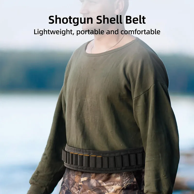 

EZshoot Shotgun Shell 25 Rounds 10 or 12 Gauge Bandolier Shoulder Shotgun Shell Bandolier Belt or Shoulder Strap