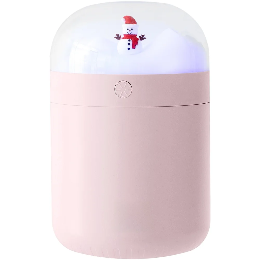 Adjustable Mist Snowman Design Continuous Mist Output Intermittent Mist Output 500ml Large Capacity Humidifier
