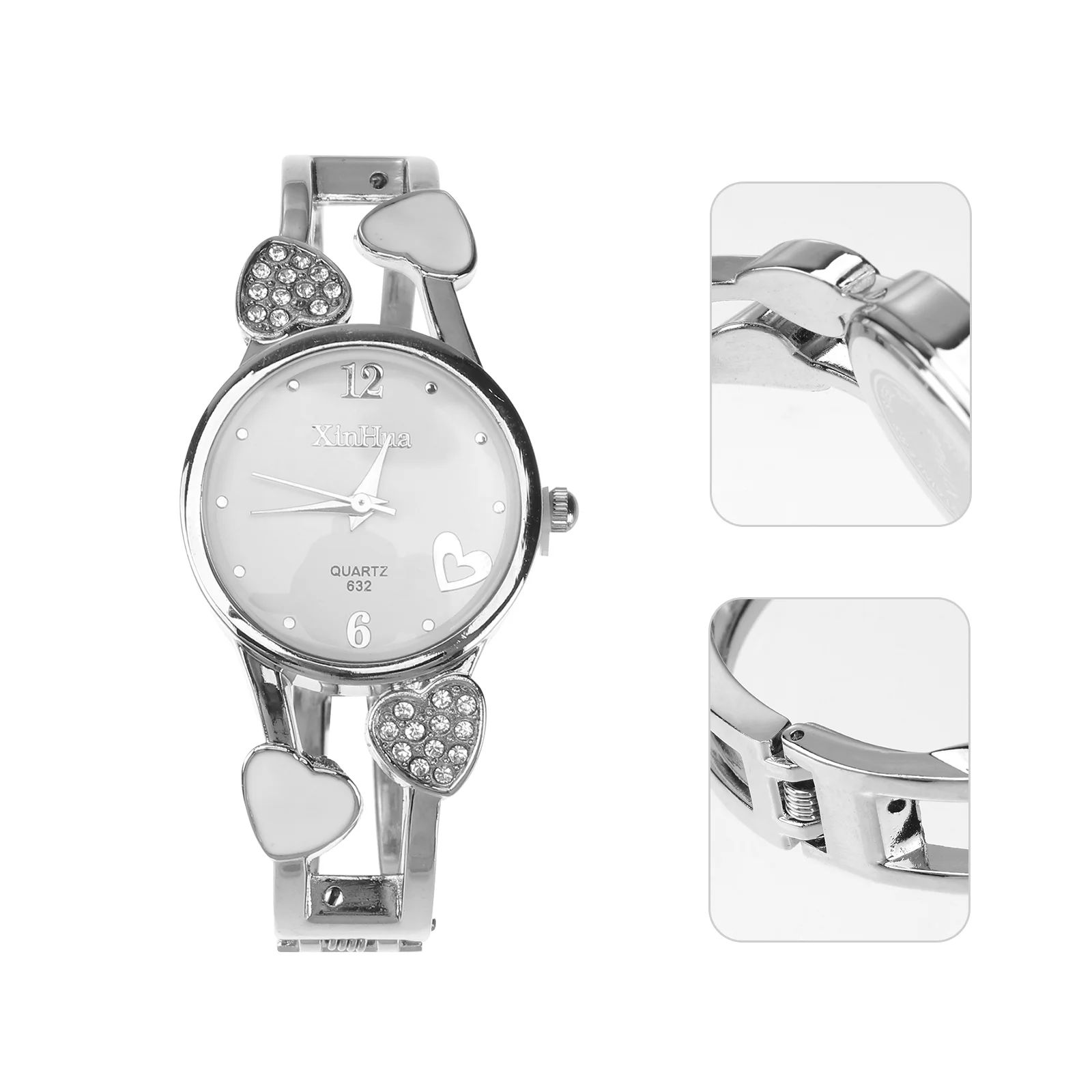 Ladies Bangle Watch Bracelet Beautiful Stainless Steel for Female Man