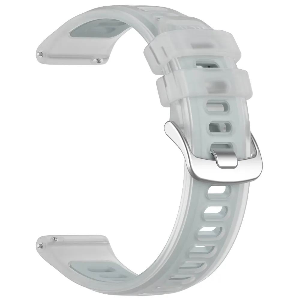 20/22mm Silicone Strap for Amazfit Bip Max 6 5 Jelly Color Bracelet for Amazfit Active 3 2 Max/T-Rex3 Pro 48mm 44mm Sports Band