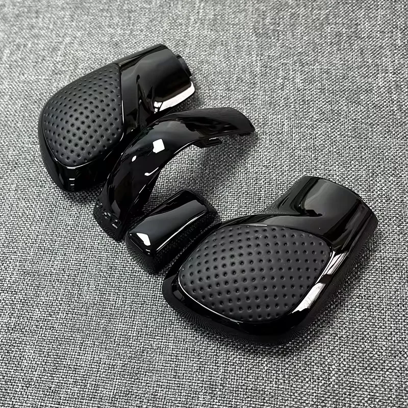 4 STUKS Chroom Mat Met Lederen Pookknop Gear Side Cover DSG Emblem Voor VW Golf 6 7 R GTI Passat B7 B8 CC R20 Jetta MK6 GLI