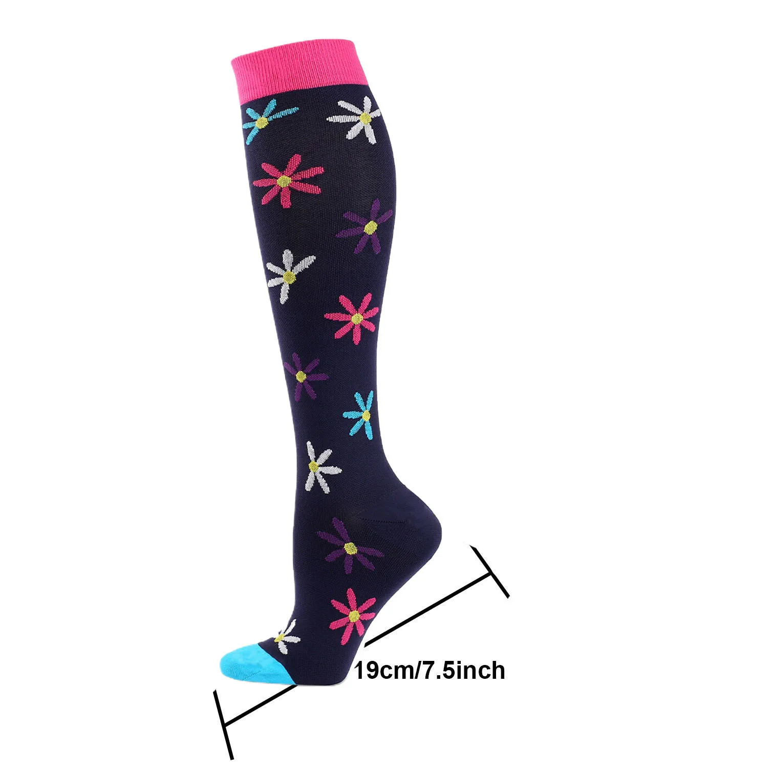 Sport Compression Socks Men Women Athletic Exercise Cycling Running Yoga Football Basketball Rugby Hiking Tennis Skateboard