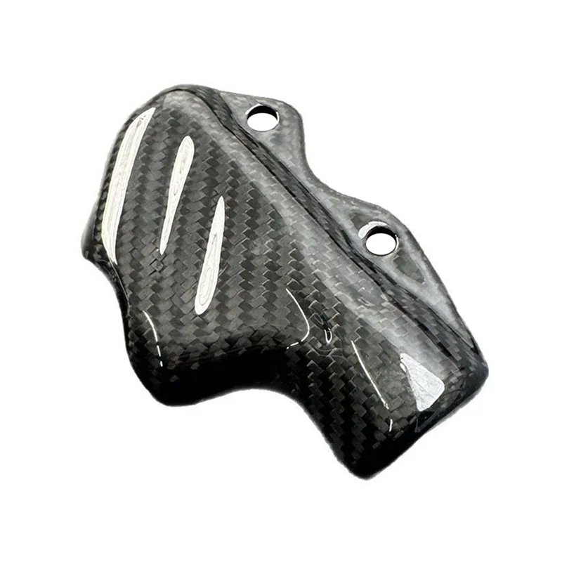 A66P-Motorcycle Carbon Fiber Rear Brake Pump Cover For DUCATI Panigale V4 S R V2 Streetfighter V4/S Protection Cap