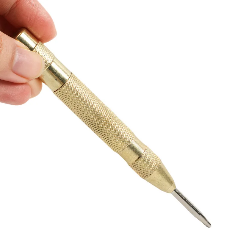 Automatic Center Punch Locator Spring-loaded Positioner Semi Glass Striker,Drill Bit Window Breaker Breaking Device Drill Tool