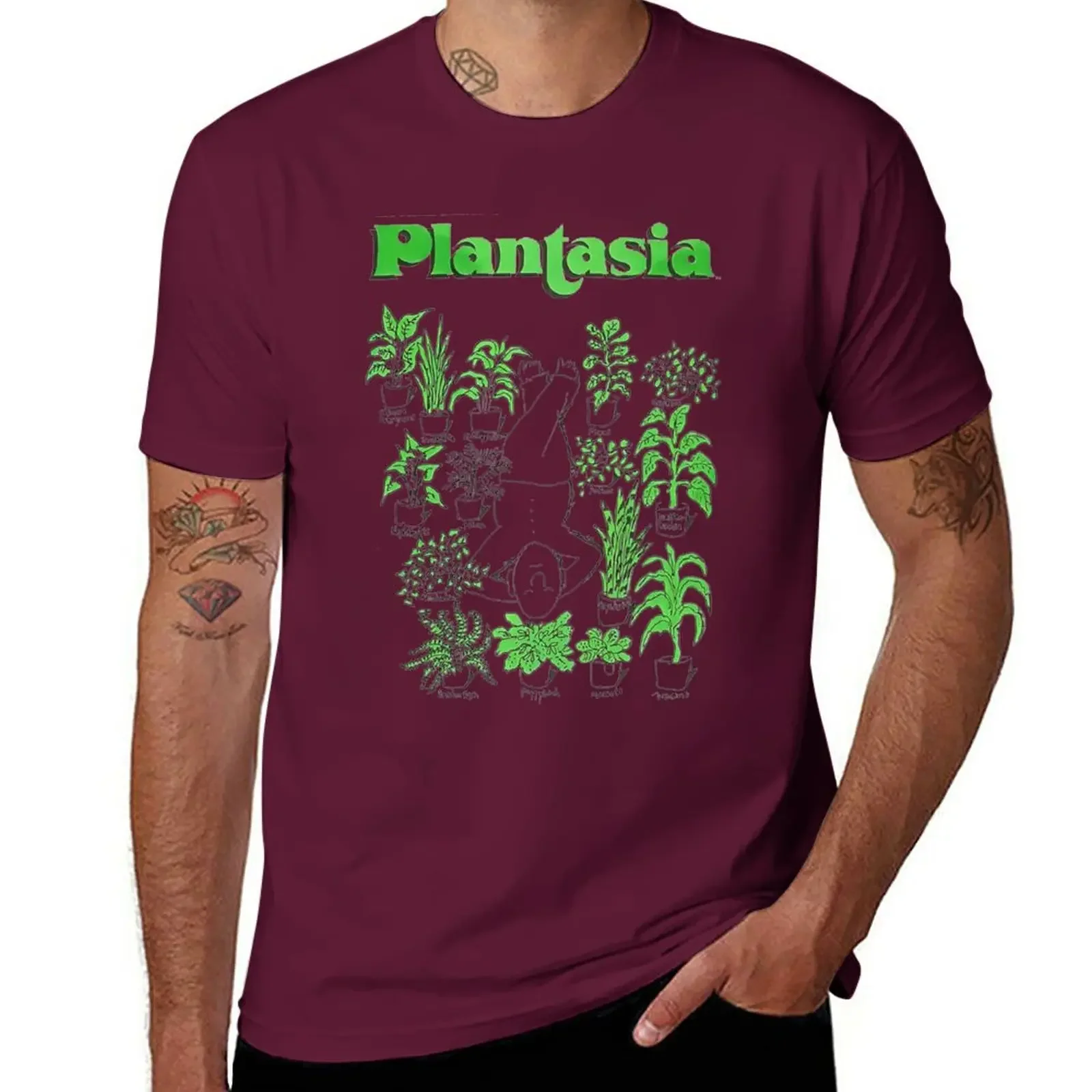 Short sleeve tee sports fan t-shirts mens t shirt New Plantasia fashion Round Neck manga  custom graphic Round Neck harajuku