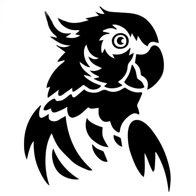 

Car Stickers Funny Parrot Bird Vinyl Decals Car Motorcycle Bumper Body Rear Window Decorative Decal,15cm*12cm