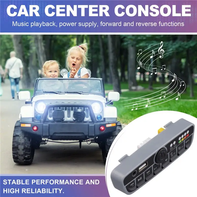 BEDW-ZCY2157M Electric Car Central Control For Children-Multifunctional With Music Playback Power Supply
