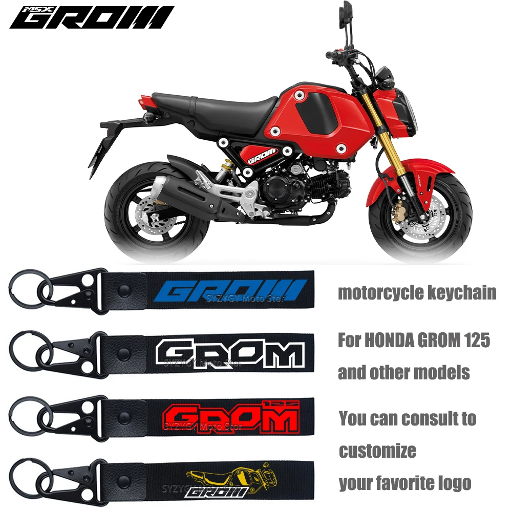 For HONDA MSX125 GROM Review Motorcycle keychain Multifunctional keychain Customized lanyard for motorcycle keys key hawk beak