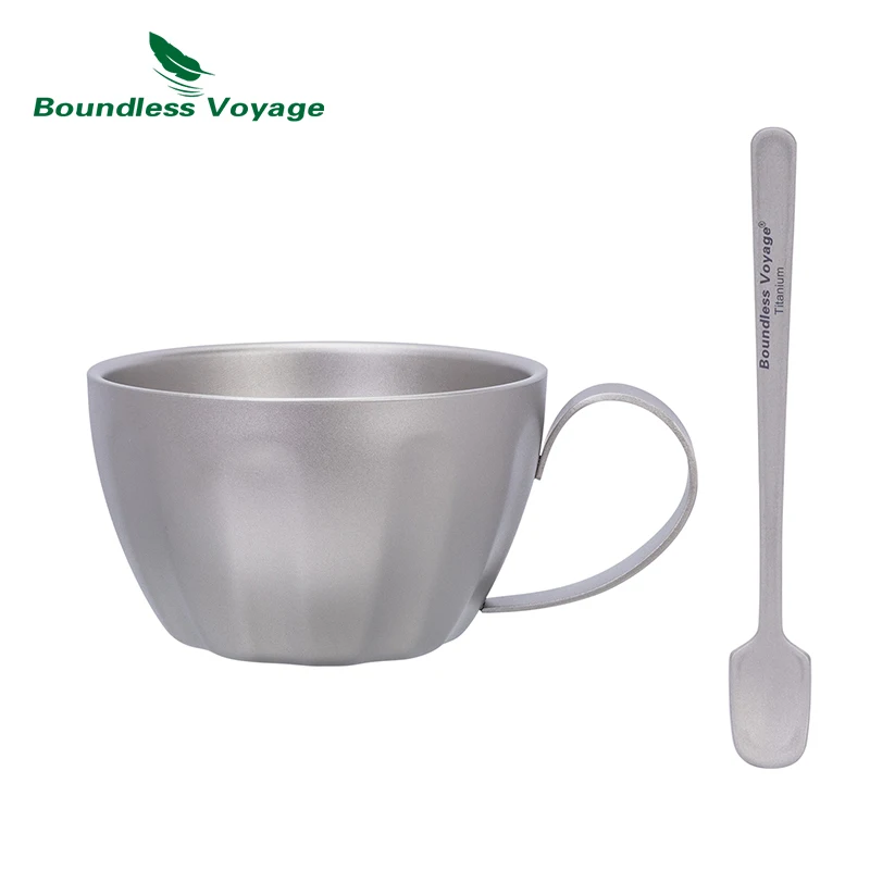 Boundless Voyage Demitasse Cup Double Wall Coffee Cup Espresso Mug with Handle and Spoon,  Dishwasher Safe 3088D-New