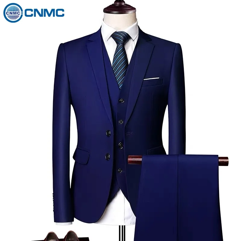 Men's Suits Male Suit Men's Outfit Set Jacket Vest Pants Nice Draping For Wedding Business Office Party Travel Formal Events