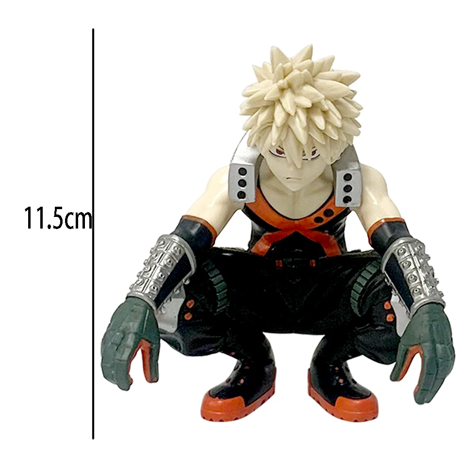 Figurine de dessin animé My Hero Academia Midoriya Izuku Todoroki Shouto Bakugou Katsuki, 11cm, personnage d'anime, cadeau d'anniversaire