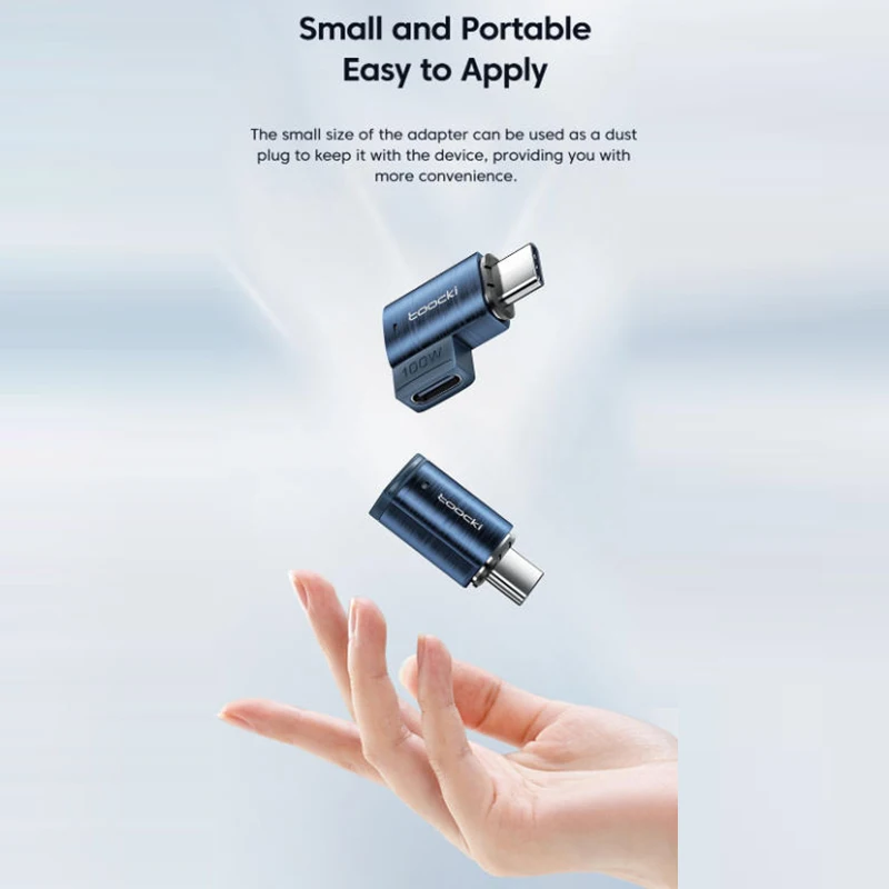 100W USB C To Type C Magnetic Adapter LED Display OTG Converter Connector  For iPhone Samsung S25 Xiaomi Huawei Macbook Laptop