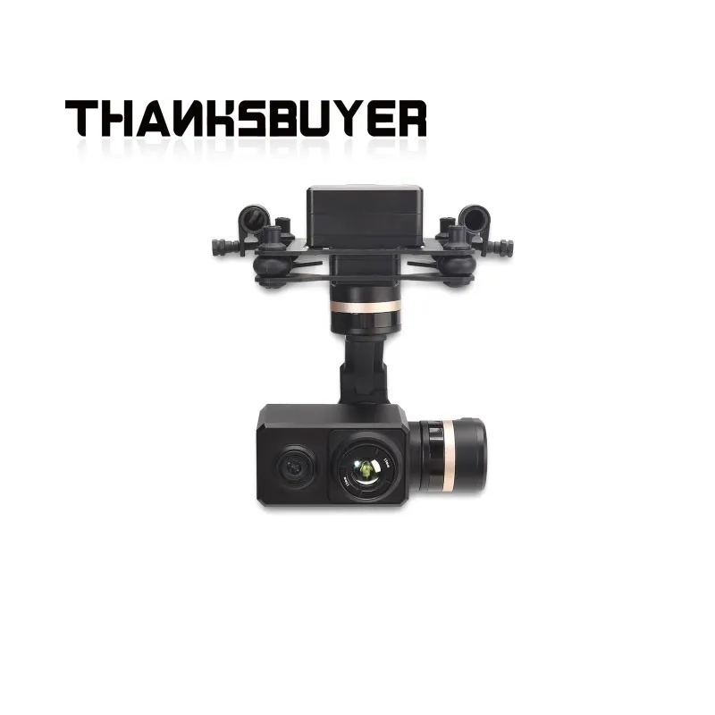 مخرج إيثرنت 3 محاور لطائرات بدون طيار FPV ، و TL3T26 ، ضوء مرئي حراري ، Gimbal ثنائي الاستشعار ، خرج إيثرنت