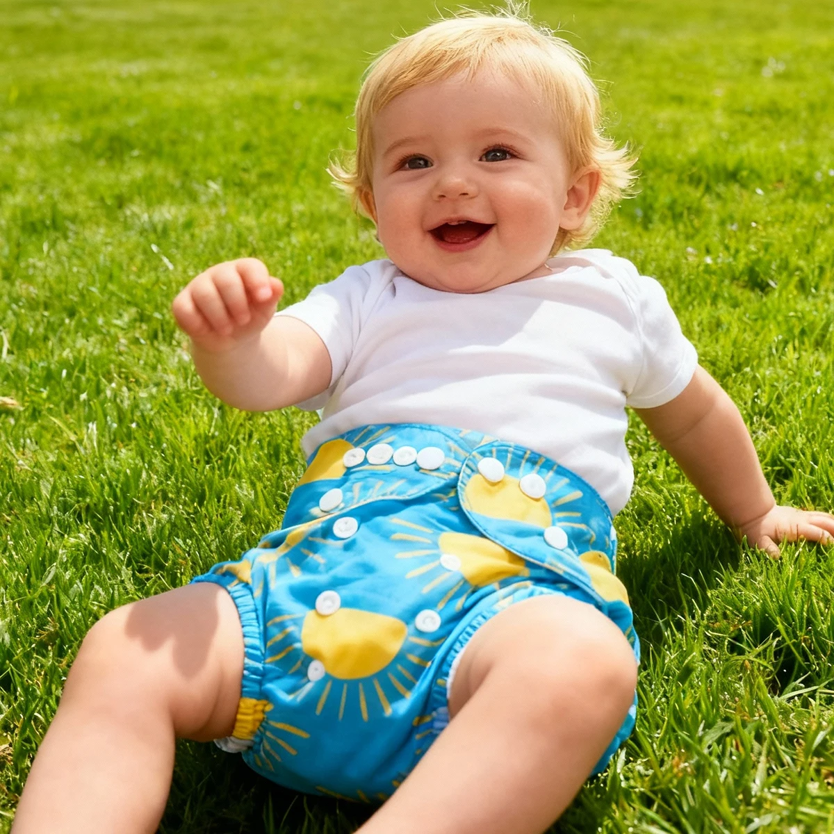 حفاضات أطفال عصرية قابلة للغسل وقابلة لإعادة الاستخدام لحديثي الولادة من القماش، سراويل تدريب ناعمة صديقة للبيئة للأطفال الصغار للأولاد والبنات #2