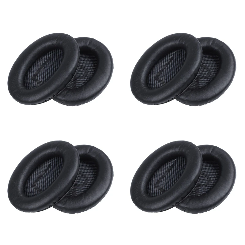 Quente ttkk 8x substituição earpads almofada de espuma almofada de espuma de memória substituição para fones de ouvido bose, AE2-W. Preto