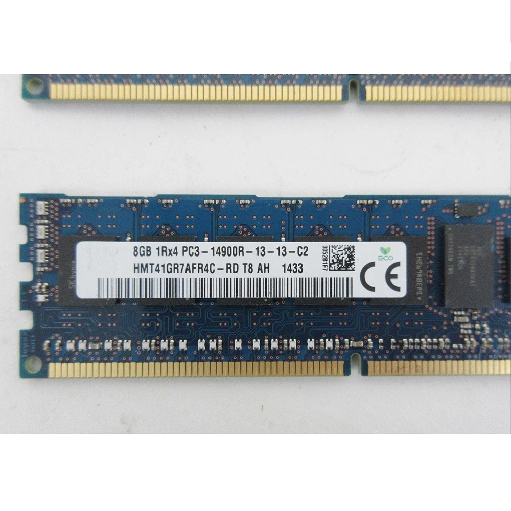 1 pcs For SK Hynix RAM 8G REG ECC Memory High Quality Fast Ship 8GB 1RX4 PC3-14900R DDR3 1866