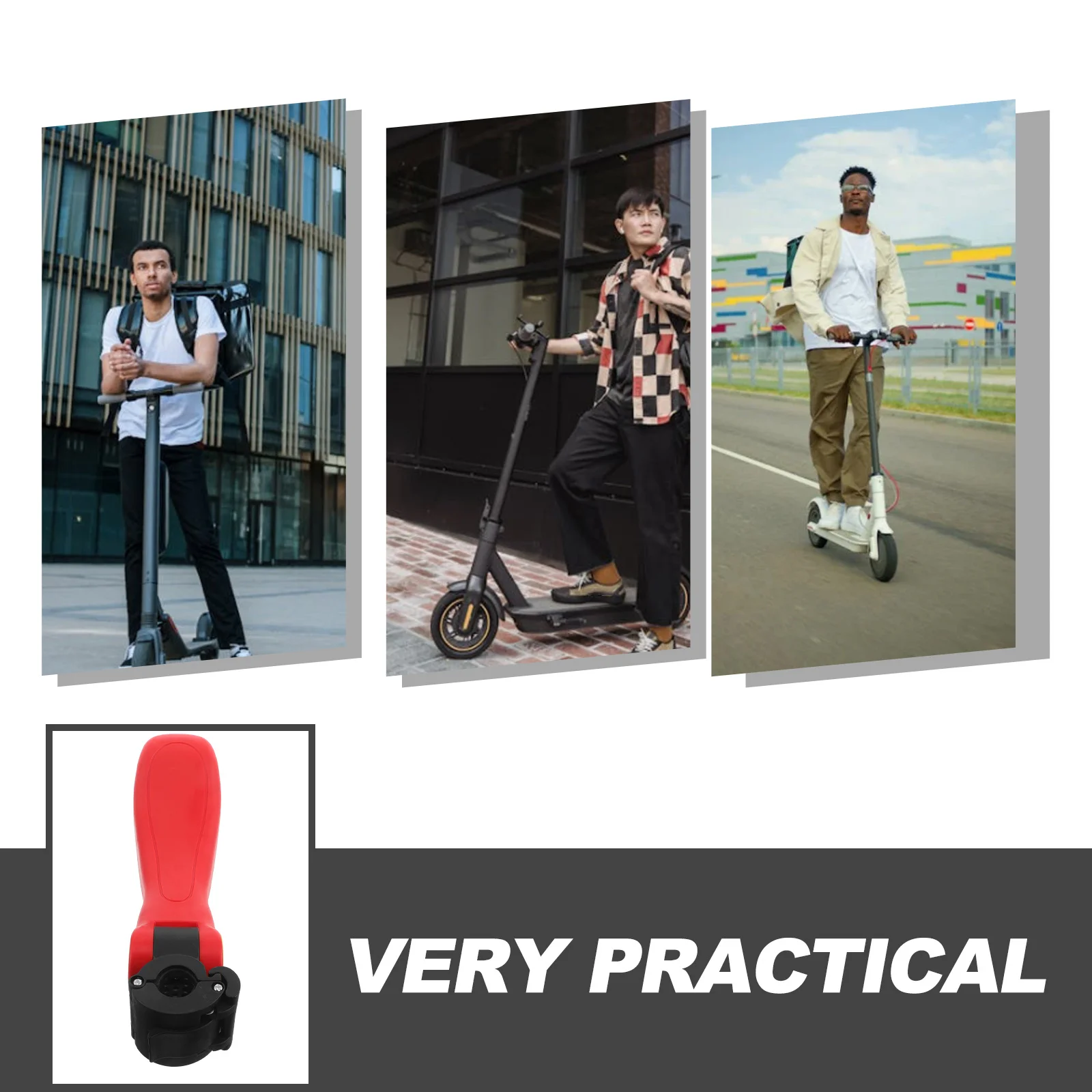 

Foldable Scooter Seat Adjustable Height Comfortable Ergonomic Waterproof Riding Saddle Scooter Seat Accessory for