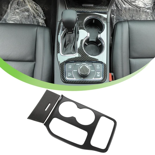 Soporte para vasos de cambio de marchas de coche, cubierta decorativa de Panel para Jeep Grand Cherokee 2011-2018 2019 2020 2021, accesorios interiores
