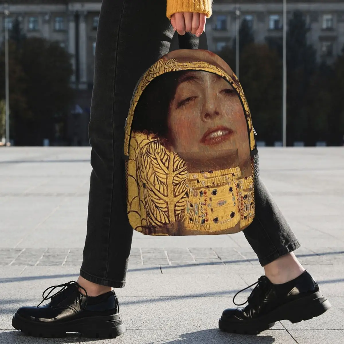 Gustav Klimt Art Austrian Artist Backpack Student BookBag Kids School Bag Laptop Shoulder Bags for Men Women