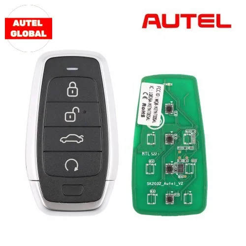 Autel IKEYAT004EL Independent Universal Smart Remote Key 4 Buttons