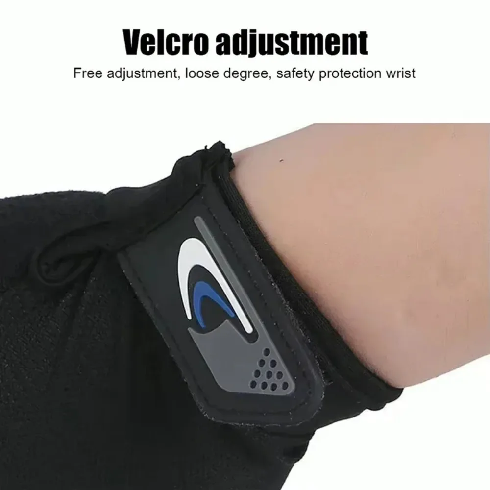 Guantes de pesca de verano para hombre y mujer, guantes de pesca transpirables con corte de dos dedos para pantalla táctil, antideslizantes, a prueba de sol, para ciclismo y Fitness