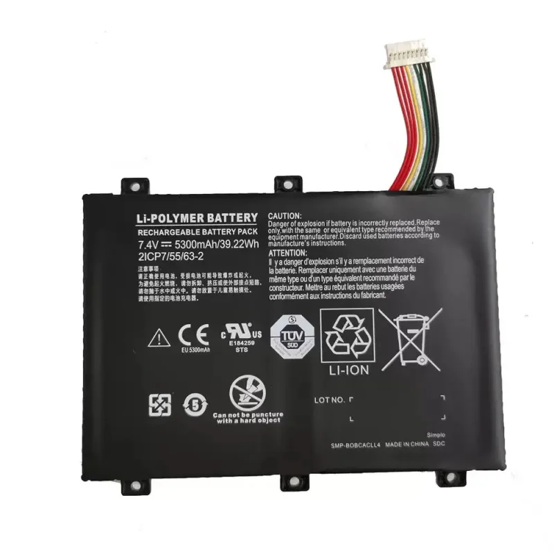 

Аккумулятор для ноутбука SMP-BOBCACLL4 для XPLORE IX101B1 IX101B2, водонепроницаемый аккумулятор для планшетного компьютера SMP-BOBCACLL4