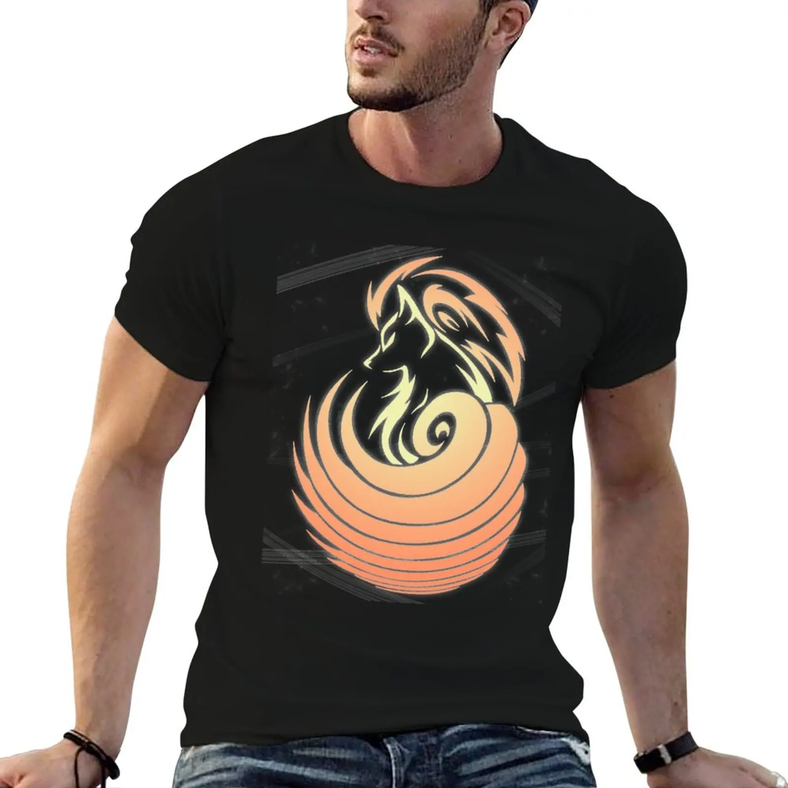 

T-Shirt Ninetales man t cotton Design shirt Classic Tribal t shirt cotton man