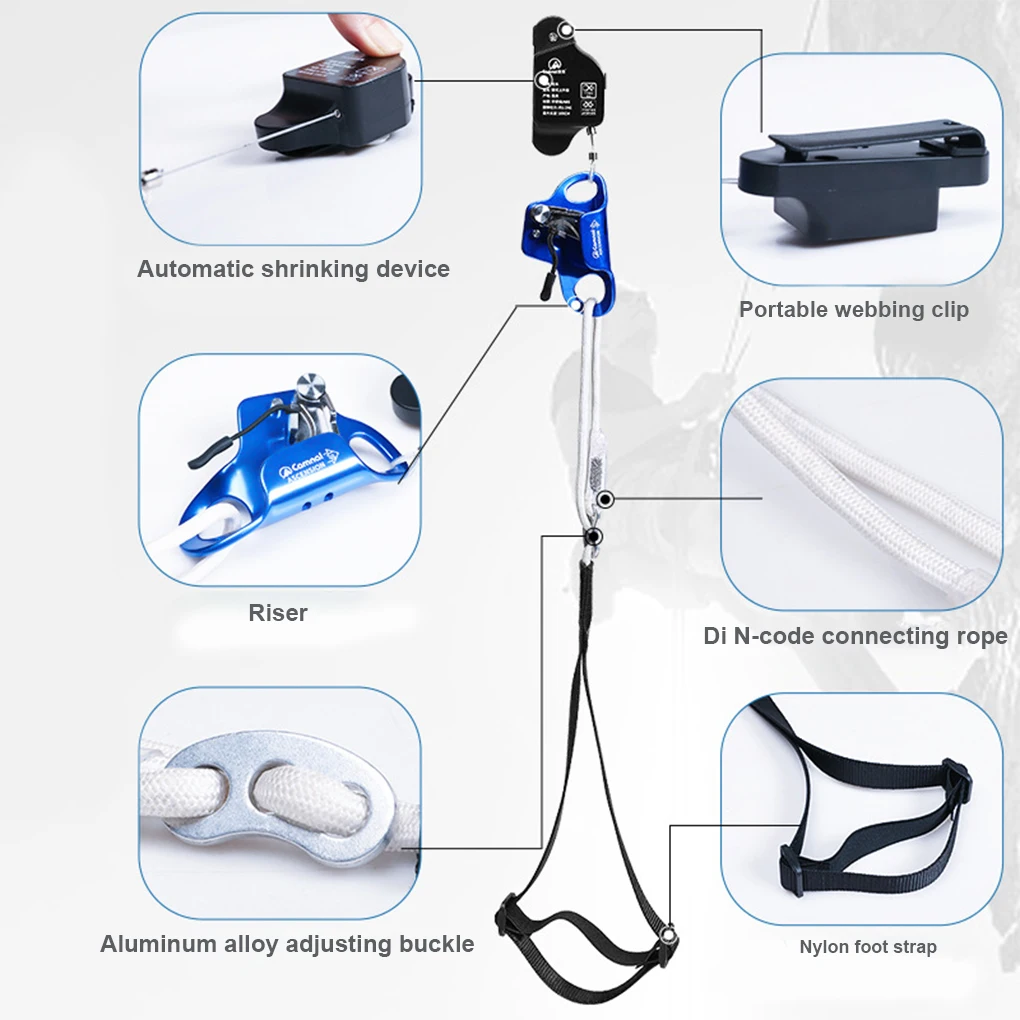 Rodillera de escalada, herramientas duraderas de supervivencia, remedio de rescate ligero, suministros de emergencia para montañismo