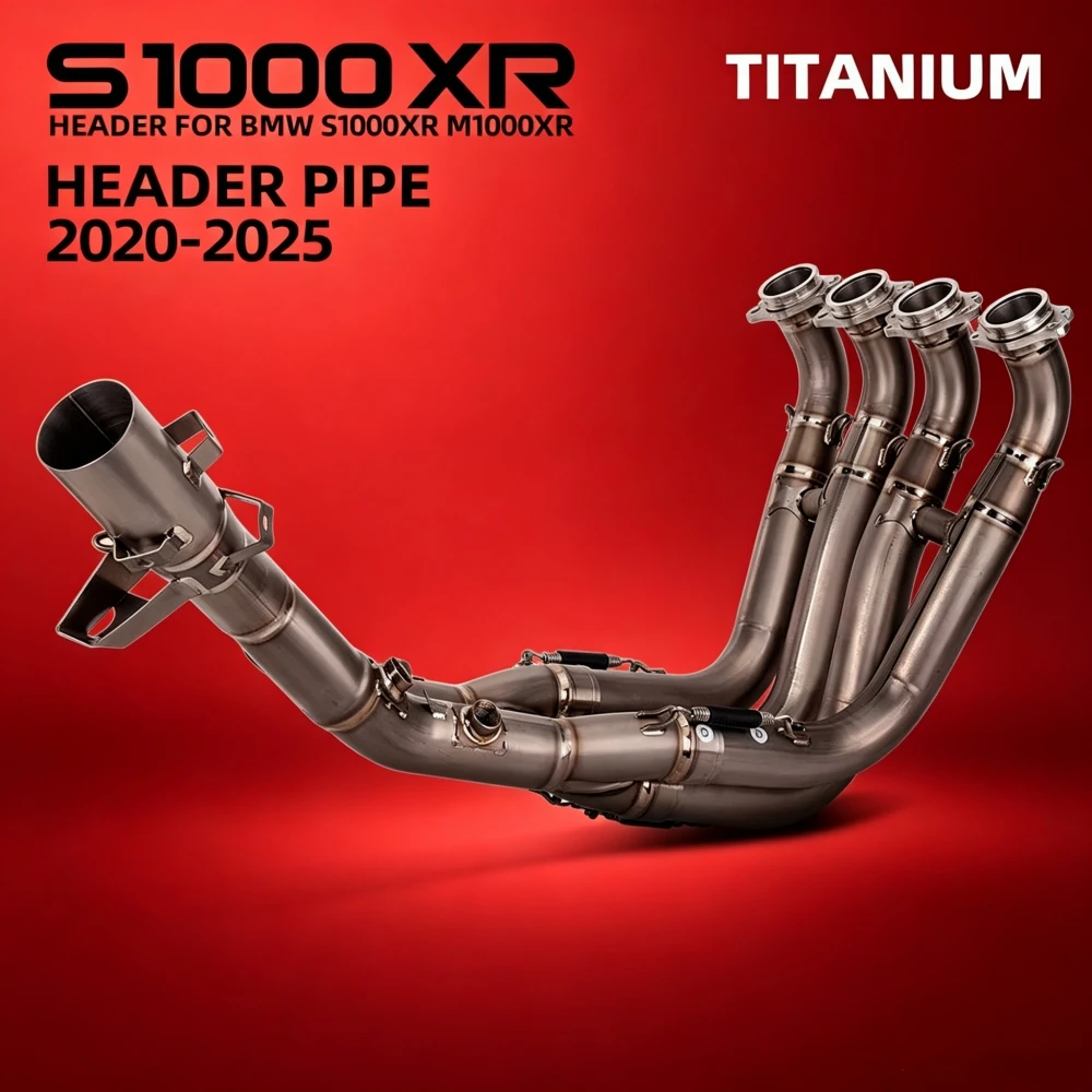 Motorcycle Exhaust System Front Link Pipe connected original tail section For BMW S1000XR S1000 XR 1000XR 2020-2026