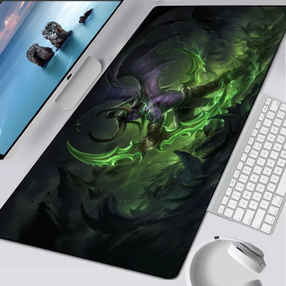 World of Warcraft Illidan Large Gaming Mouse Pad Computer Mousepad PC Gamer Mouse Mat Laptop Mouse Carpet Keyboard Mat Desk Pad