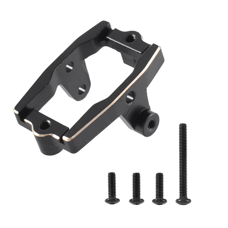 RC รถ Servo Mount สีดํา Servo Mount 9739 สําหรับ Traxxas TRX4M 1/18 RC Crawler รถอะไหล่อัพเกรดอุปกรณ์เสริม