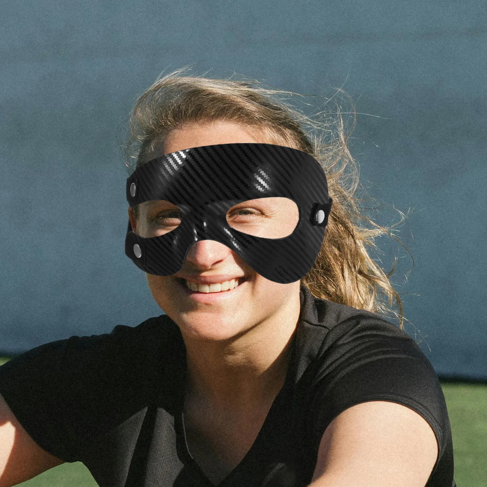 Basketball Mask Face Nose Protector for Baseball Protective PVC Catchers Broken Sports