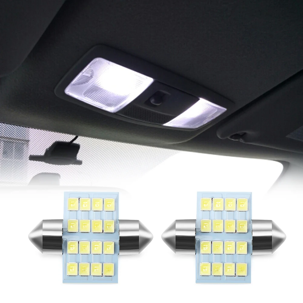 

LED Car License plate Interior Reading Light for Peugeot 206 207 2006-2011 Air Conditioning AC Knobs Switch Heat Control Button