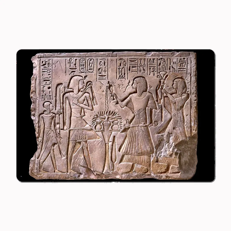 Ancient Wisdom: Seti I and Prince Rameses Metal Poster Sign Club Mural Wall Art Plaque Tin Sign Room Decoration Home Decor